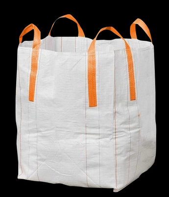 Ton Bulk Bags With Four-orange Quereckschleifen leitfähigen Fibc-Quadrat-2