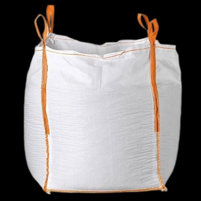 Feuchtigkeitsfestes flexibles Großpackmittel-weiße ganz offene Massentasche 1500kg FIBC