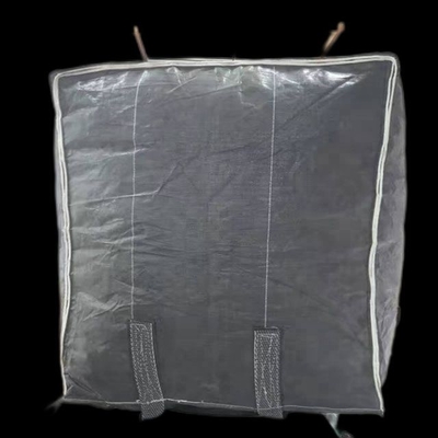 FIBC-Viertel 100*100*120cm pp. Ton Bags Empty Dustproof Gray mit Quereckschleifen